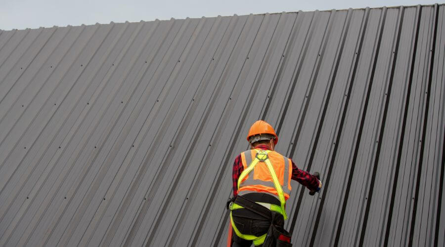 Professional metal roof installation services in Pettibone, ND